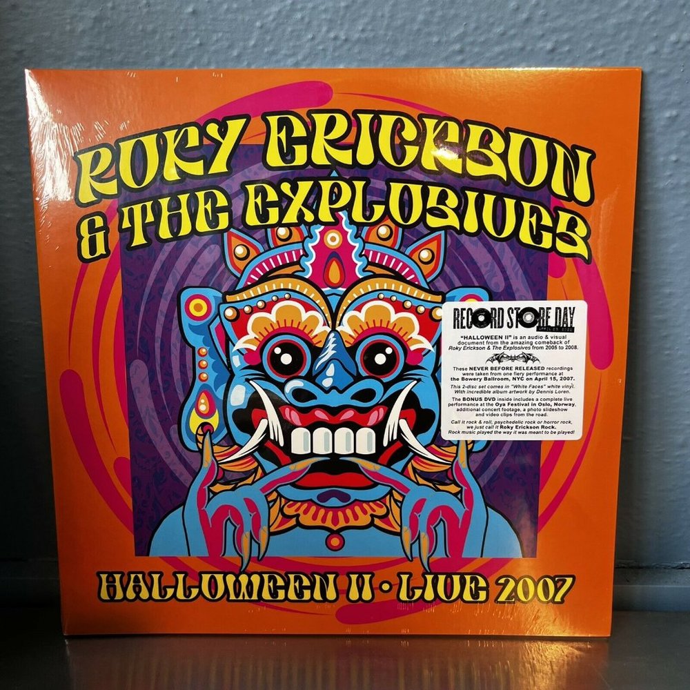 Roky Erickson & The Explosives Halloween II 2-LP ~ RSD 2022 ~ White ~ Sealed!